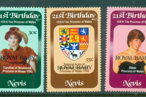 Nevis-1982-Princess-Diana-21st-Birthday-Opt-Royal-Baby-MUH