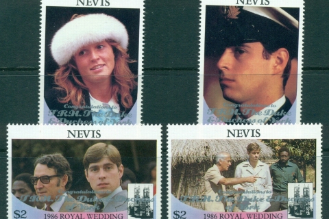 Nevis-1986-Andrew-Sarah-Wedding-Opt-MUH-Lot30266