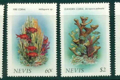 Nevis-1986-Corals-MUH-Lot21239