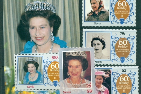 Nevis-1986-QEII-60th-Birthday-MUH-Lot30270