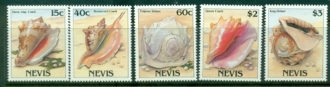 Nevis-1988-Sea-Shells-and-Pearls-MUH