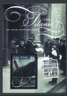 Nevis-2012-Titanic-100-years-sheetlet-MUH