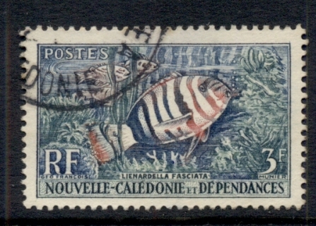 New Caledonia 1959 Fish 3f