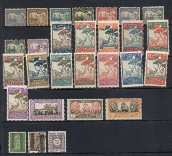 New Caledonia 1906-28 Postage Dues Asst