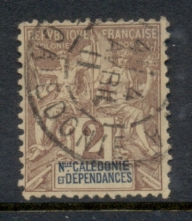 New Caledonia 1892-1904 Navigation & Commerce 2c