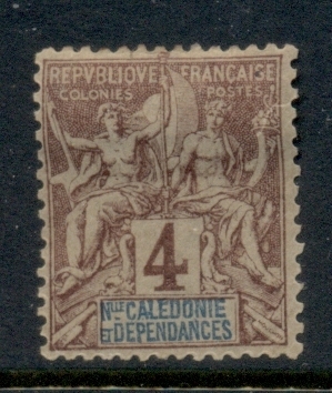 New Caledonia 1892-1904 Navigation & Commerce 4c