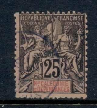 New Caledonia 1892-1904 Navigation & Commerce 25c