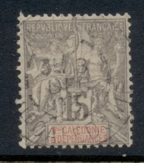 New Caledonia 1892-1904 Navigation & Commerce 15c grey