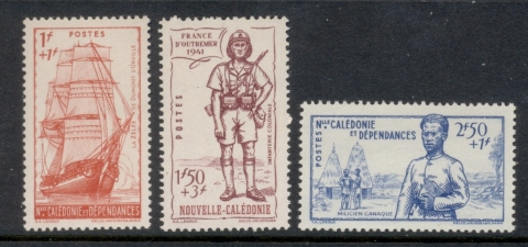 New Caledonia 1941 Vichy Issue