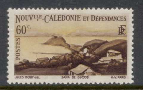 New Caledonia 1948 Pictorial Ducos Sanitorium 60c