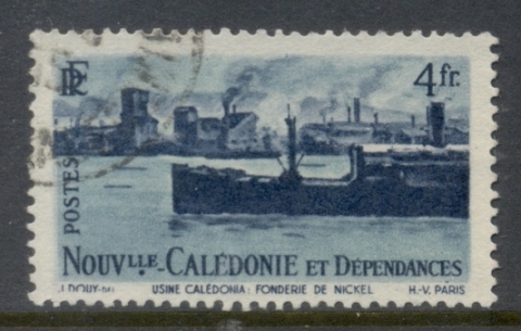 New Caledonia 1948 Pictorial Nickel Foundry 4f