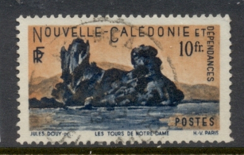 New Caledonia 1948 Pictorial Towers of Notre Dame 10f