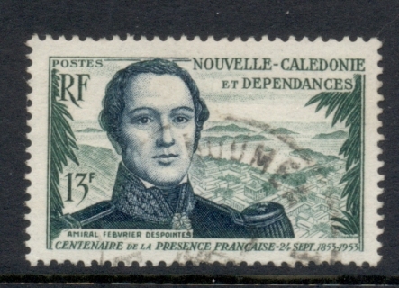 New Caledonia 1953 Admiral Auguste Febrivier Despointes 13f