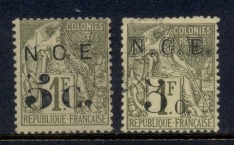 New Caledonia 1886 French Colonies opt NCE