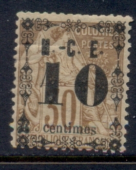 New Caledonia 1891-92 French Colonies Surch 10c on 30c