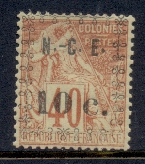 New Caledonia 1891-92 French Colonies Surch 10c on 40c