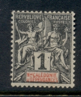 New Caledonia 1892 Navigation & Commerce 1c