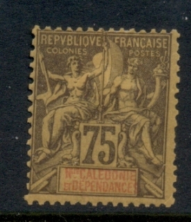 New Caledonia 1892 Navigation & Commerce 75c