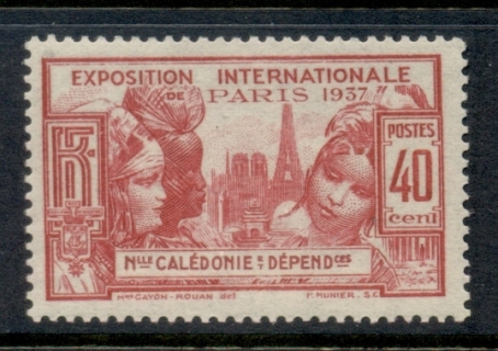 New Caledonia 1937 Paris International Expo 40c