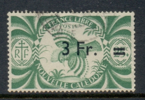 New Caledonia 1945-46 Kagu Surch 3f