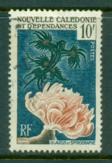 New Caledonia 1959 marine Life Fish 10f