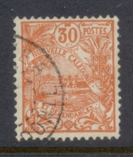 New Caledonia 1905-07 Landscape 30c orange