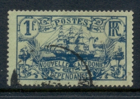 New Caledonia 1905-07 Ship 1f