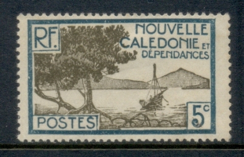 New Caledonia 1928-40 Pictorial, Bay of Paletuviers Point 5c