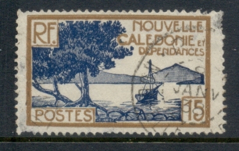 New Caledonia 1928-40 Pictorial, Bay of Paletuviers Point 15c