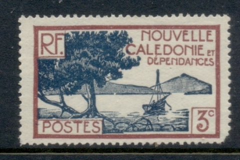 New Caledonia 1928-40 Pictorial, Bay of Paletuviers Point 3c