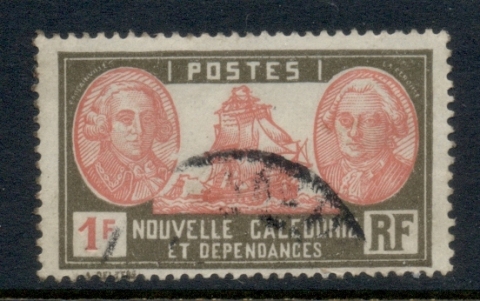 New Caledonia 1928-40 Pictorial, Admiral De Bougainville & Count de la Perouse 1f