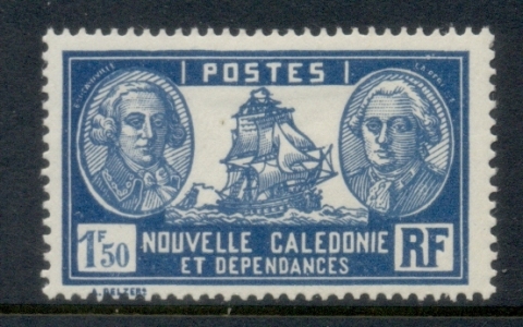 New Caledonia 1928-40 Pictorial, Admiral De Bougainville & Count de la Perouse 1.50f