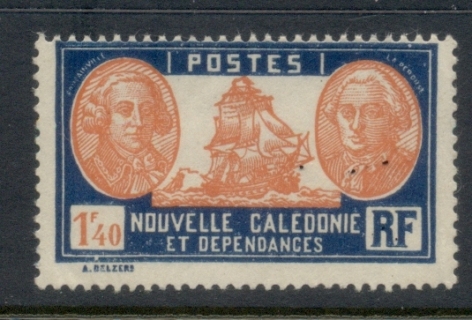 New Caledonia 1928-40 Pictorial, Admiral De Bougainville & Count de la Perouse 1.40f