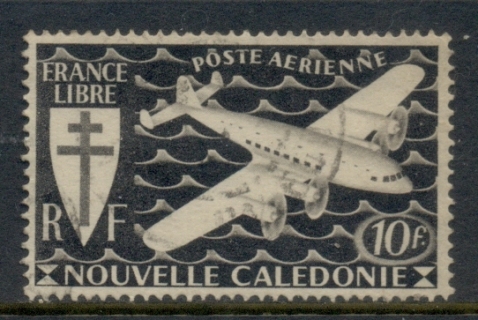 New Caledonia 1942 Airmail 10f