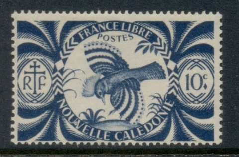 New Caledonia 1942 Kagu 10c