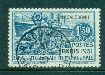 New Caledonia 1931 Colonial Expo. 1.50f