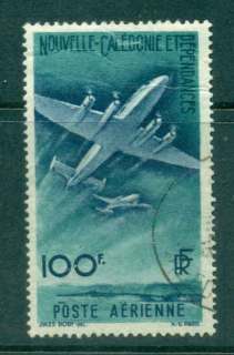 New Caledonia 1948 100f Planes over Islands