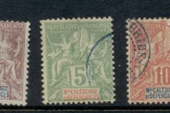 New Caledonia 1892-1904 Navigation & Commerce 2,4,5,10,15c