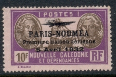 New Caledonia 1937 Paris Noumea Flight Opt 10f