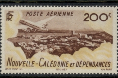 New Caledonia 1948 View of Noumea