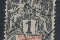New Caledonia 1892-1904 Navigation & Commerce 1c