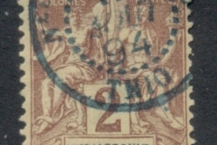 New Caledonia 1892-1904 Navigation & Commerce 2c