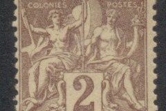 New Caledonia 1892-1904 Navigation & Commerce 2c