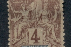 New Caledonia 1892-1904 Navigation & Commerce 4c