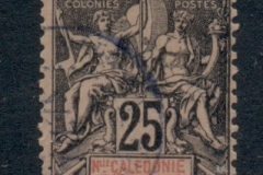 New Caledonia 1892-1904 Navigation & Commerce 25c