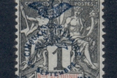 New Caledonia 1903 Navigation & Commerce Jubilee Opt 1c