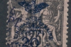 New Caledonia 1903 Navigation & Commerce Jubilee Opt 25c