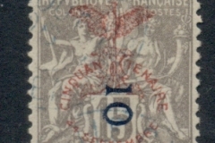 New Caledonia 1903 Navigation & Commerce Jubilee Opt 10c on 15c