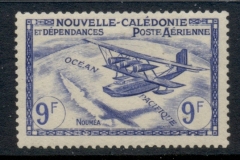 New Caledonia 1942-43 Airmail redrawn 9f