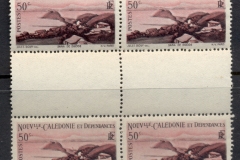 New Caledonia 1948 Pictorial Ducos Sanitorium 50c gutter blk4